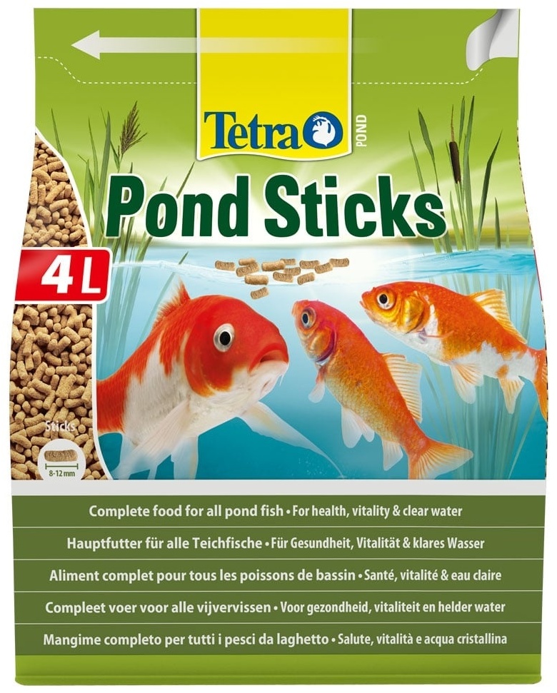 Купить Корм Tetra Pond Sticks палочки для прудовых рыб 450 г 4 л в ...