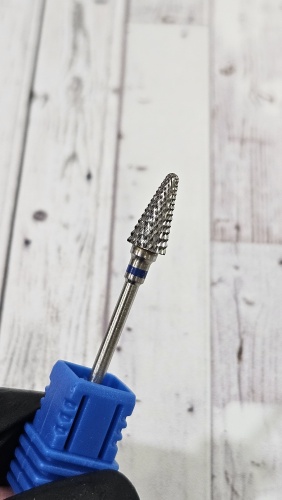 Насадка Nail Profi 117884997 фреза кукуруза насечка синяя 1 шт