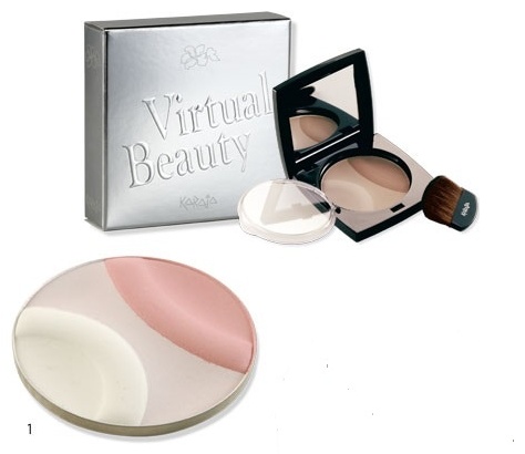 Пудра Karaja VIRTUAL BEAUTY сухая 001 полупрозрачный