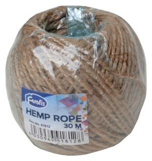 Веревка Forofis 91812 30 м, пенька
