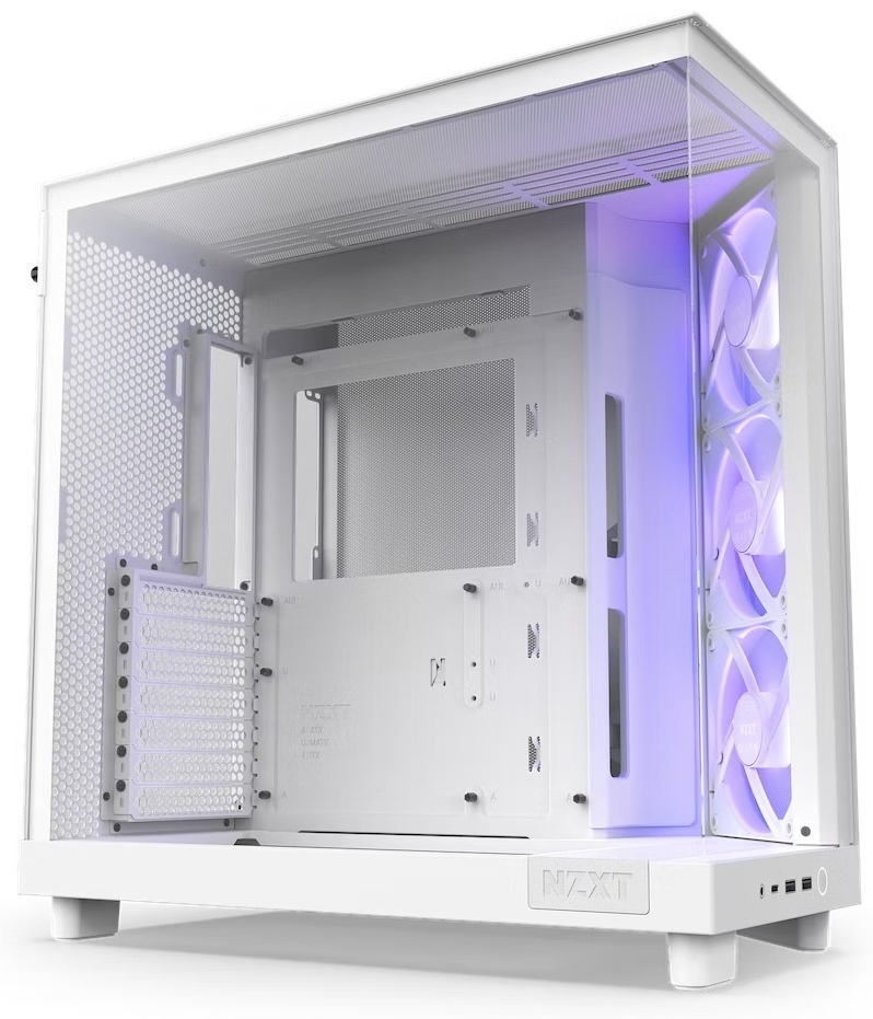 Корпус NZXT H6 Flow RGB белый