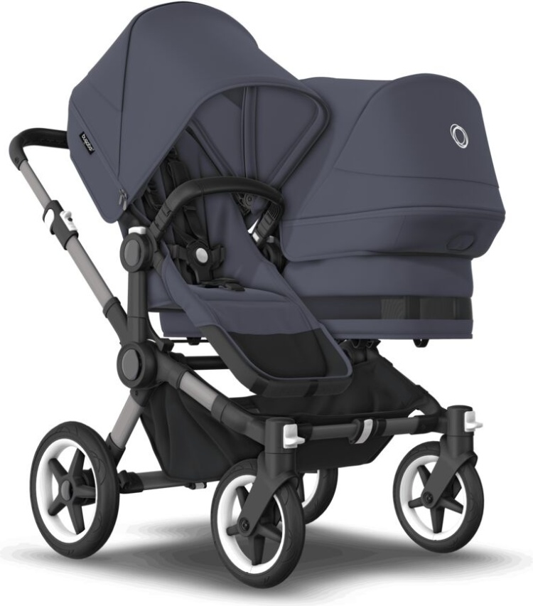 Купить Коляска универсальная 2 в 1 Bugaboo Donkey 5 Duo, синий, серый в ...