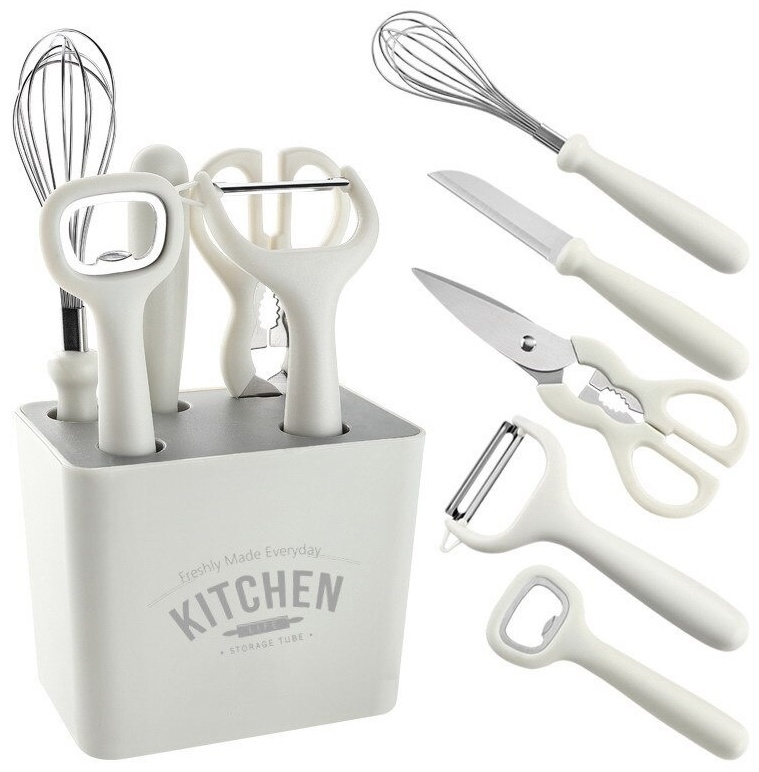 Набор кухонных инструментов Kitchen пластик, 6 шт