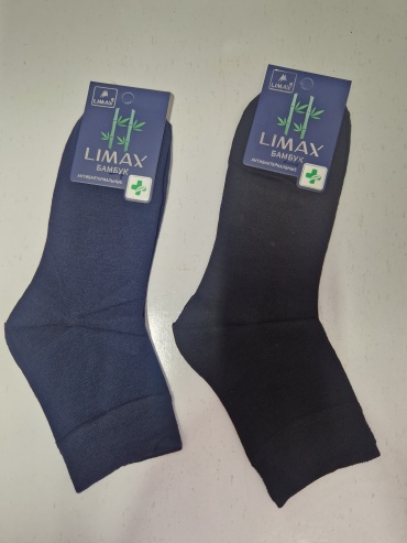 Носки LIMAX 2 пары черный, синий 41-43