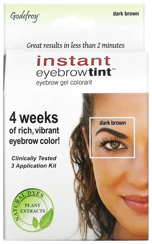 Godefroy Eyebrow Tint краска для бровей Dark Brown 3 мл