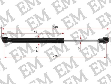 EM E-7D0823359A-M для Volkswagen Transporter 1998-2003 черный