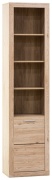 Стеллаж напольный Euromebel, 52x35.1x217.3 см, светло-коричневый