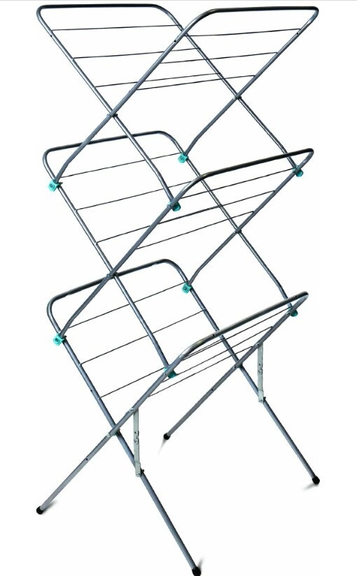 Сушилка напольная Nika 49.5x53x130 см, кол-во уровней: 3, металл