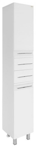 Шкаф напольный МАЛЬТА 0550939, 30x30x190 см, белый