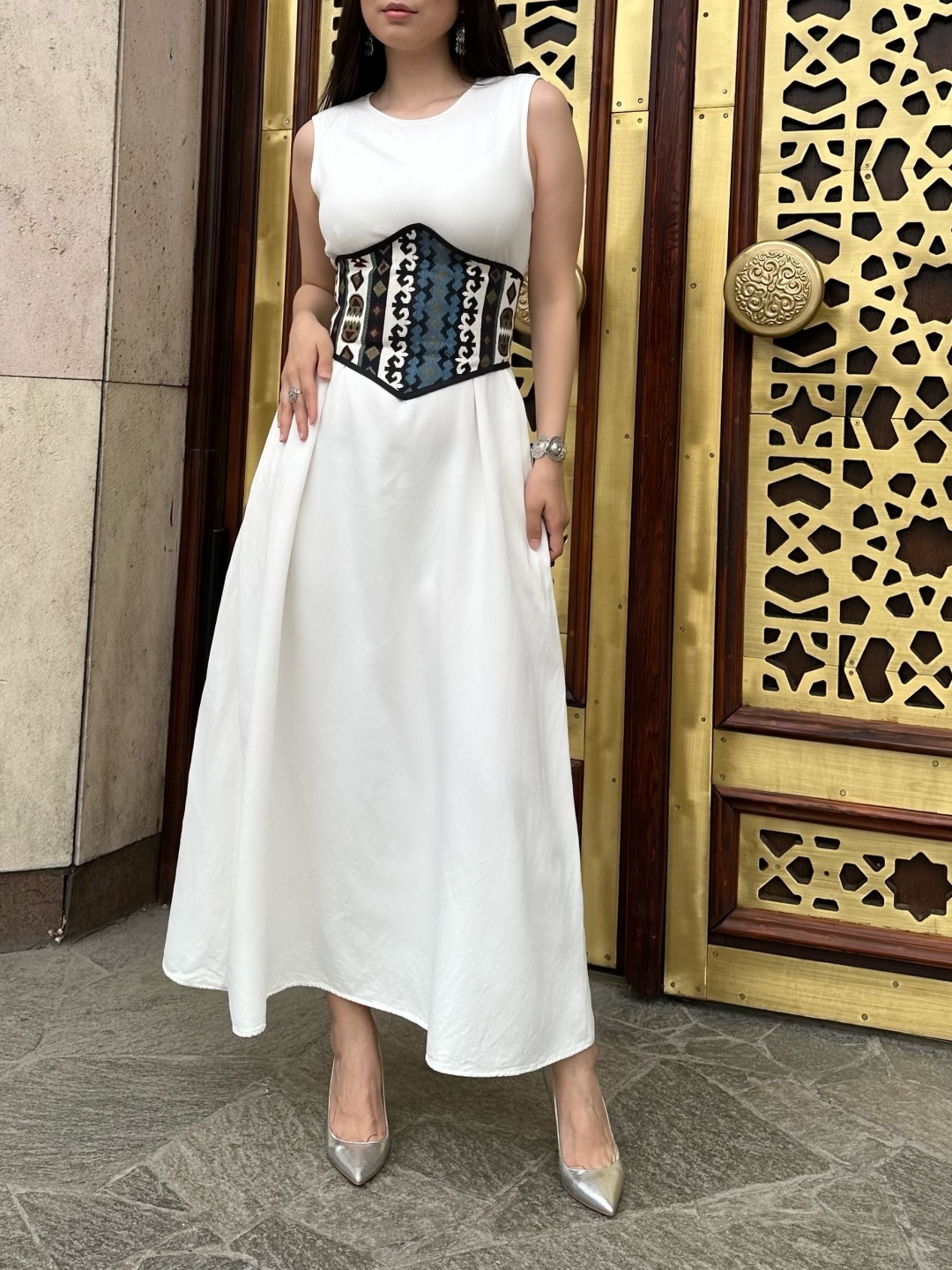 Корсет A&A style голубой