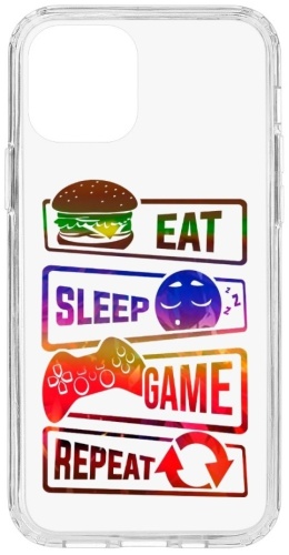 Чехол КRUЧЕ для Apple iPhone 12, iPhone 12 Pro прозрачный