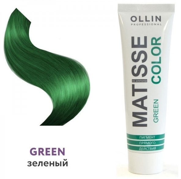 Ollin Professional Matisse Color green краситель прямого действия 100 мл