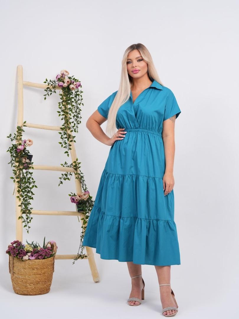 Повседневное платье Jazu Brand голубой