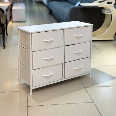 Комод Topaz Линкс, 80x30x62.5 см, белый