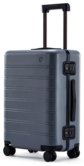 Чемодан NinetyGo Manhattan frame luggage -24" поликарбонат 66 л серый