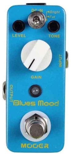 Педаль MOOER Blues Drive MBD2 голубой