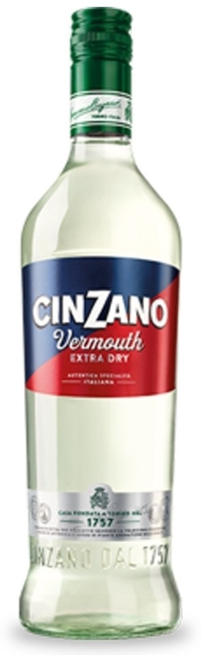 Вермут CINZANO Extra Dry сухой 18% 0.75 л