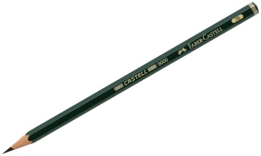 Карандаш ч/г Faber-Castell "Castell 9000" 7B, заточен.