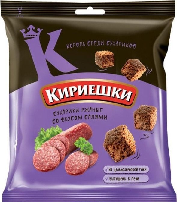 Сухарики Кириешки со вкусом салями 40 г