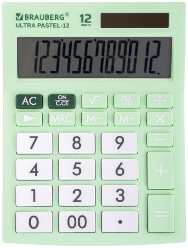 Brauberg 250504, 12-разрядный, зеленый