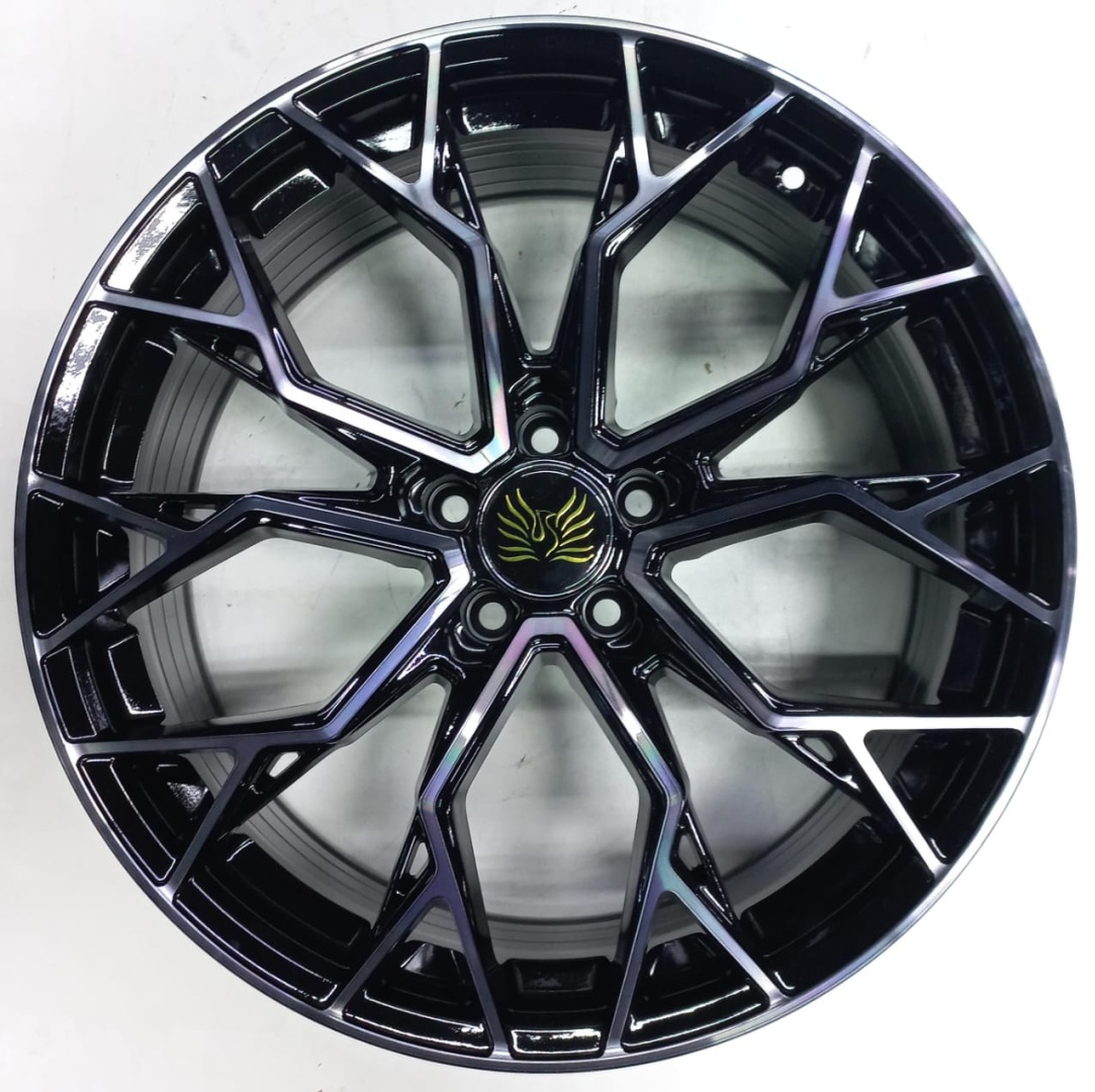 Auher 5640 8.5x19 5x108 D65.1 ET35 4 диска черный, синий
