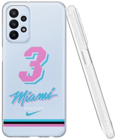 Чехол Mcover для Samsung Galaxy A23 прозрачный