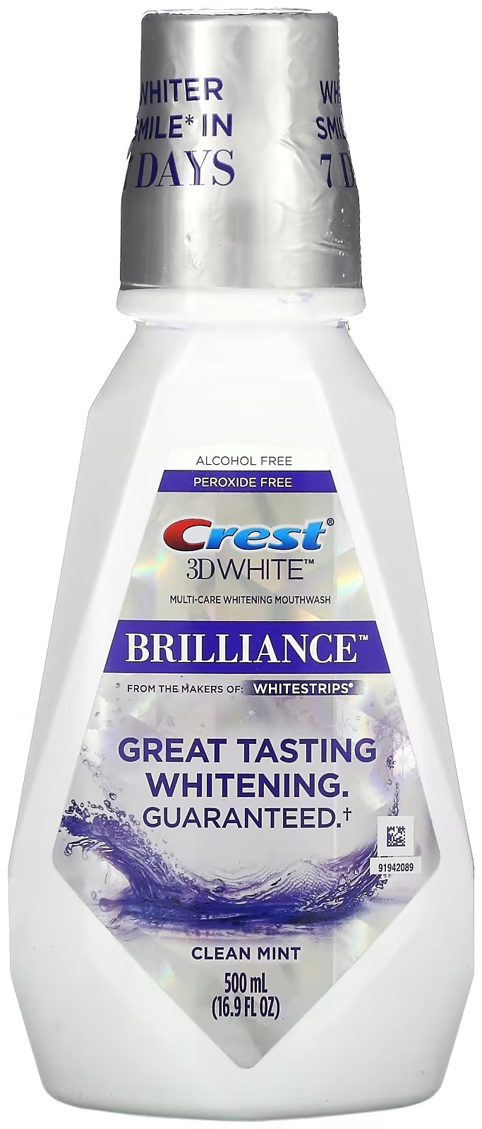 Crest 3D White Brilliance ополаскиватель мятный 500 мл