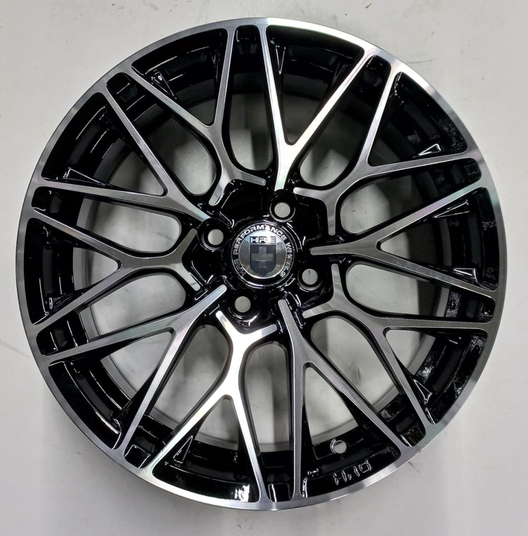 HRE 088 7x16/4x100 D67.1 ET35 черный, серебристый
