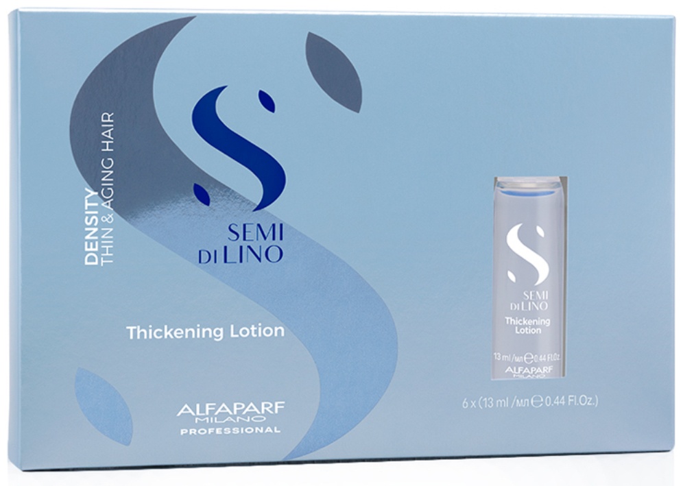 Alfaparf Semi Di Lino Density Thickening лосьон в ампулах 6 шт по 13 мл
