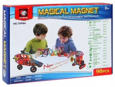 Конструктор Xinbida Magical Magnet 7098A, деталей 98 шт