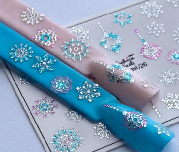 Fashion Nails слайдеры 3D Crystal 26 1 шт