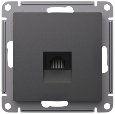 Schneider Electric встраиваемая ATN001483, компьютерный (RJ45) цвет серый