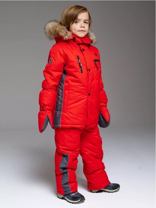 Комплект с комбинезоном NORDTEX KIDS красный