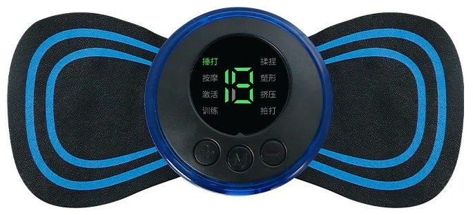 Массажер EMS mini 525 Electromagnetic Wave Massager бабочка вибрационный, миостимулирующий