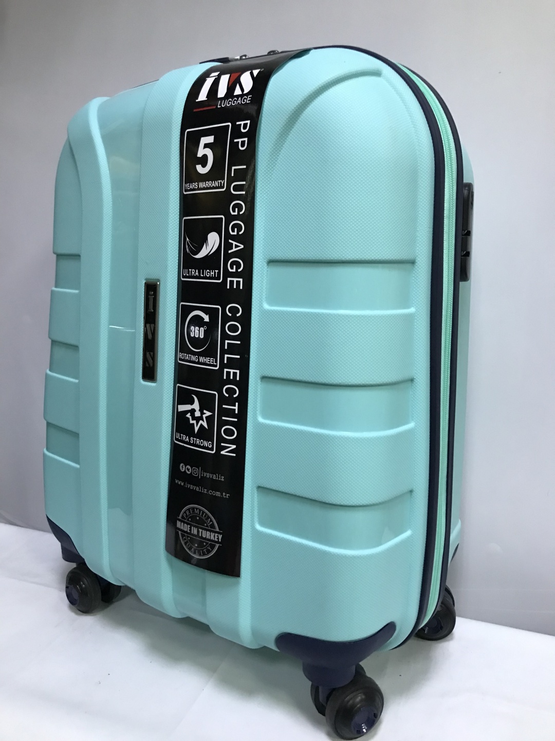 Чемодан IVS PP111 Blue полипропилен 120 л голубой