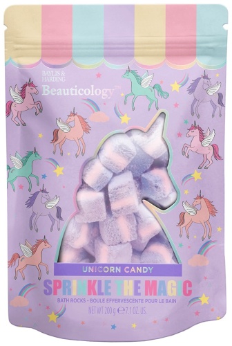 BAYLIS & HARDING Beauticology Unicorn Bath Rocks морская соль 200 г
