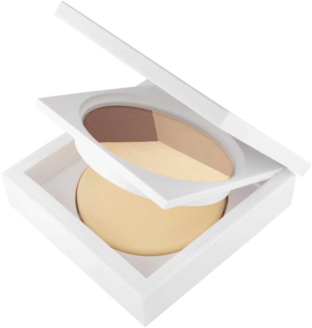 Пудра Ofra Dry foundation сухая TRIO wet светло-коричневый