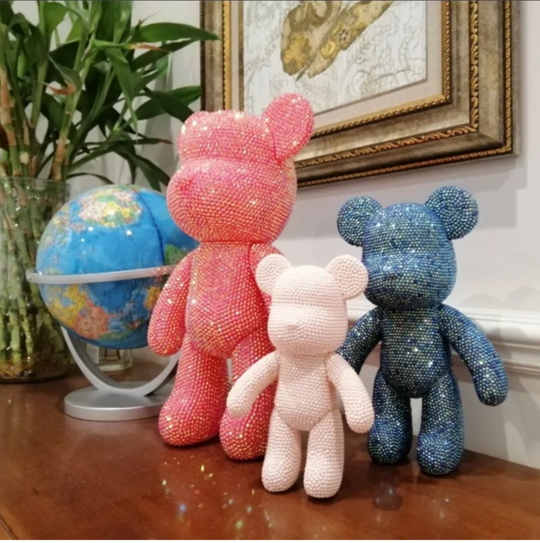 Алмазная мозаика Мишка 23см 23 см x 15 см