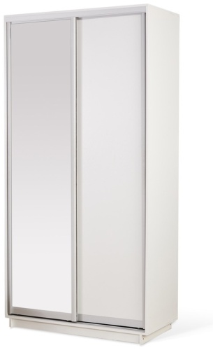 Шкаф-купе Hoffmann Slide, 120x240х60 см, белый