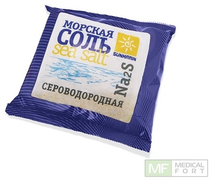 Medical Fort Sunmarin. Сероводородная. морская соль 1000 г