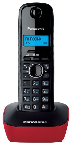 Радиотелефон Panasonic KX-TG1611 красный