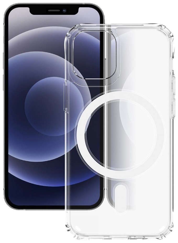 Купить Чехол QLife MagSafe для Apple iPhone 13 прозрачный в Алматы ...