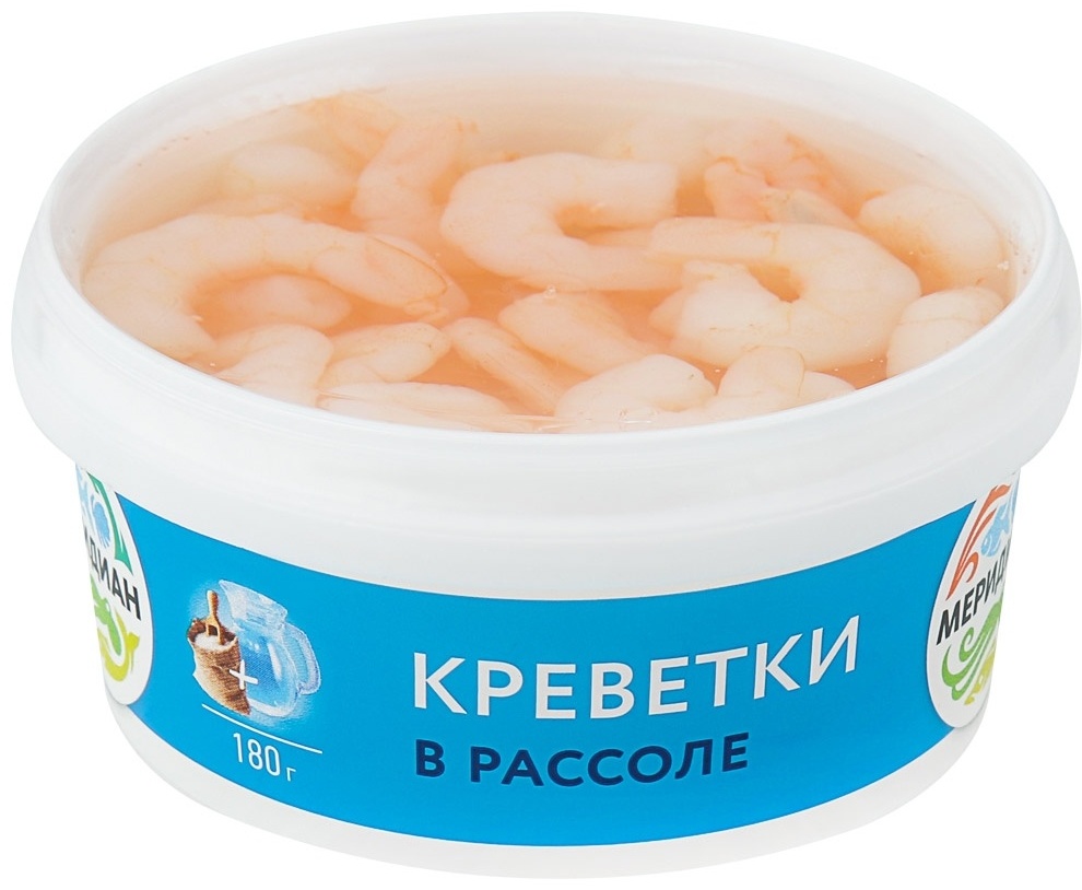 Купить Меридиан креветки в рассоле 180 г в Алматы – Магазин на Kaspi.kz