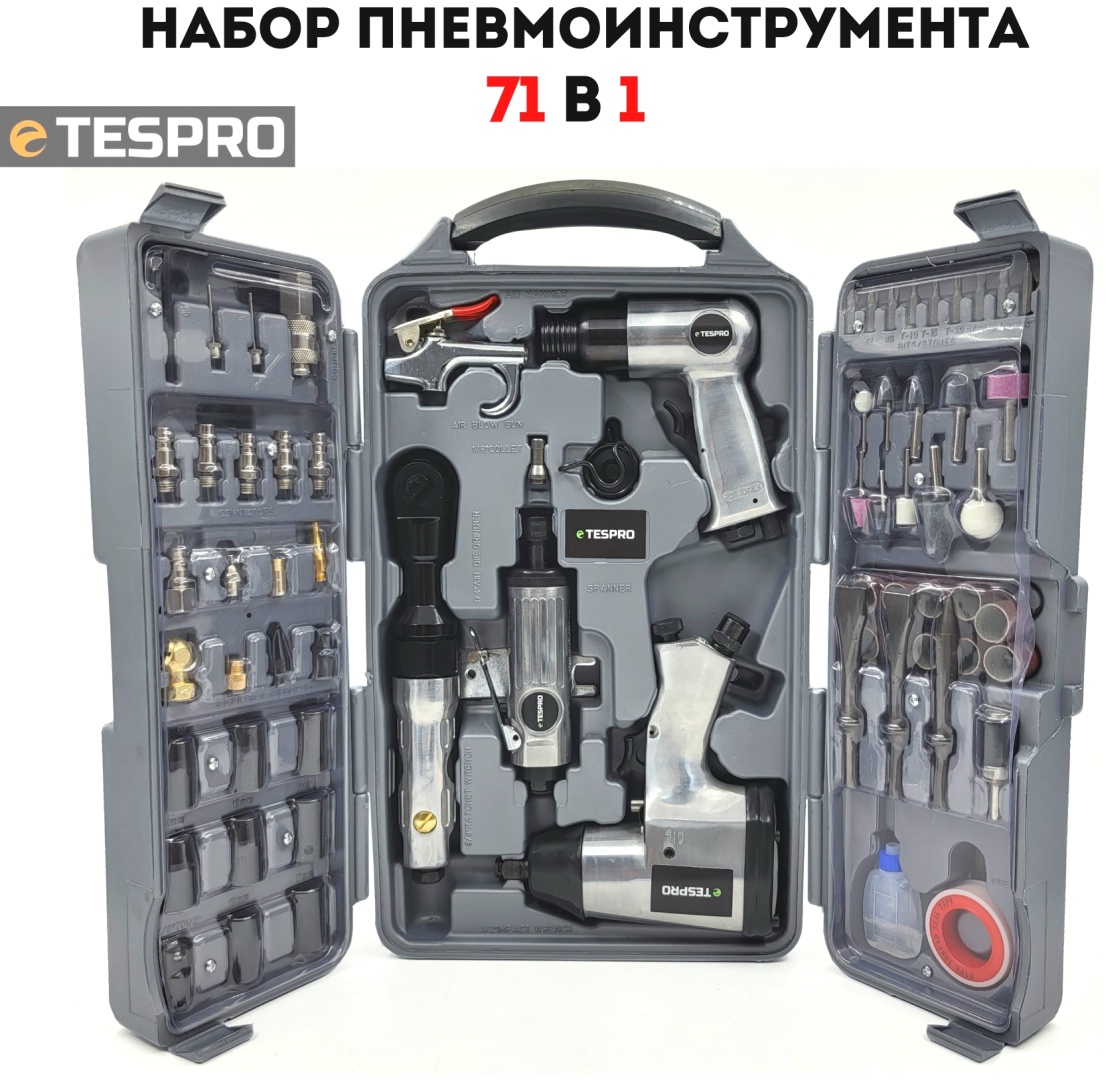 Набор пневмоинструмента 24000711711 71 в 1