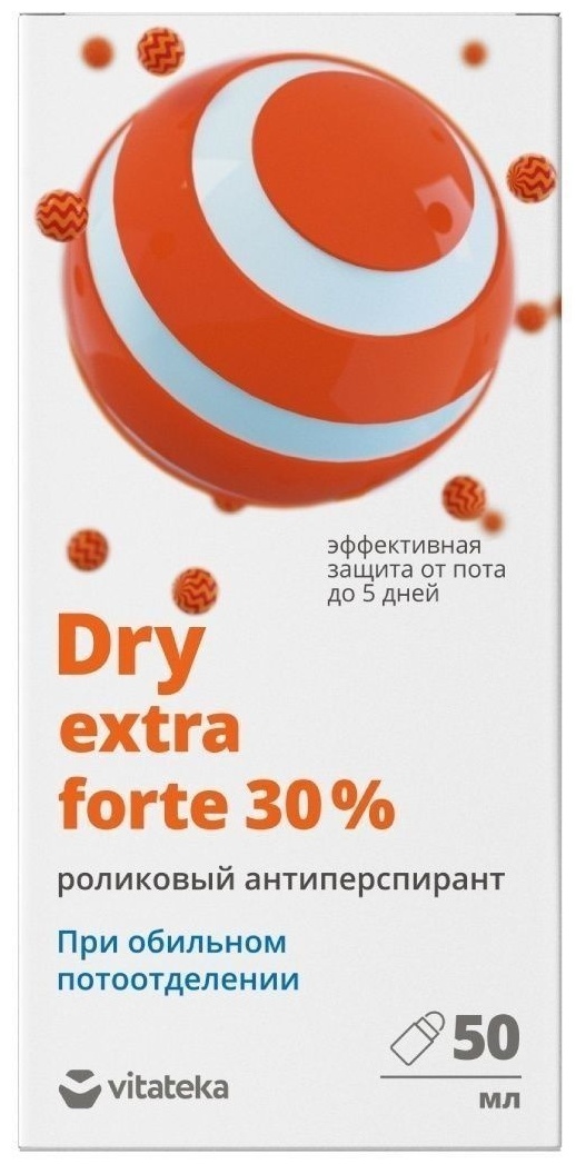 Vitateka Dry extra forte 30% антиперспирант унисекс 50 мл