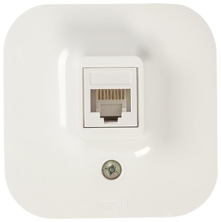 Купить Розетка Legrand накладная Quteo, компьютерный (RJ45) в Алматы ...