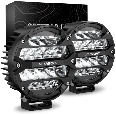 NOVSIGHT светодиодная фара A500-WL4(7 inch) 360 Вт круглая