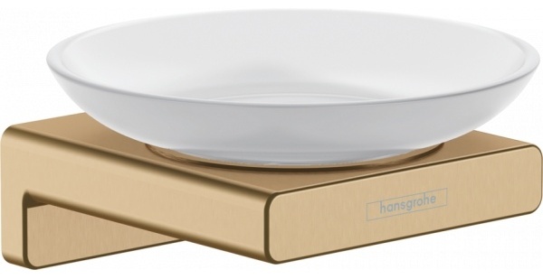 Hansgrohe мыльница 41746140 1 шт, металл, керамика