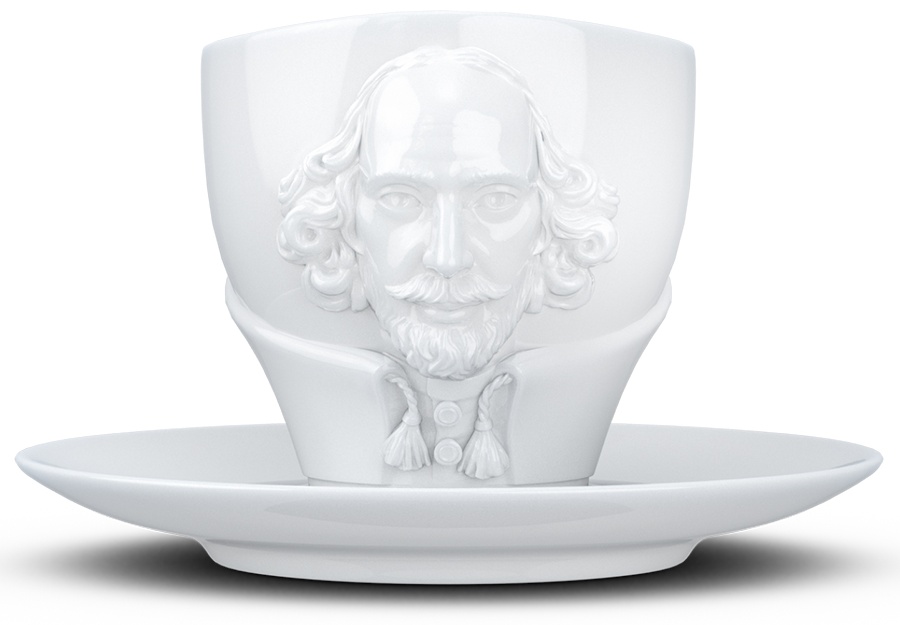 Чайная пара Tassen «William Shakespeare», 260 мл, фарфор, 1 шт.