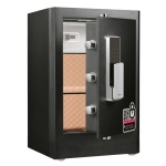 Сейф DELI 104116ge ключевой, электронный, биометрический замок (410х610х360 мм)